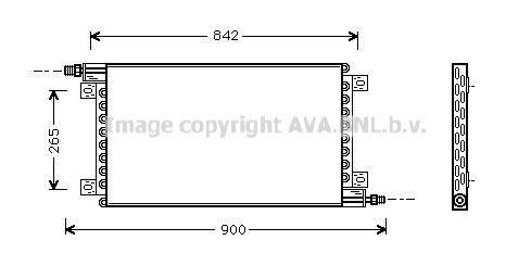 AVA QUALITY COOLING Конденсатор, кондиционер RE5012